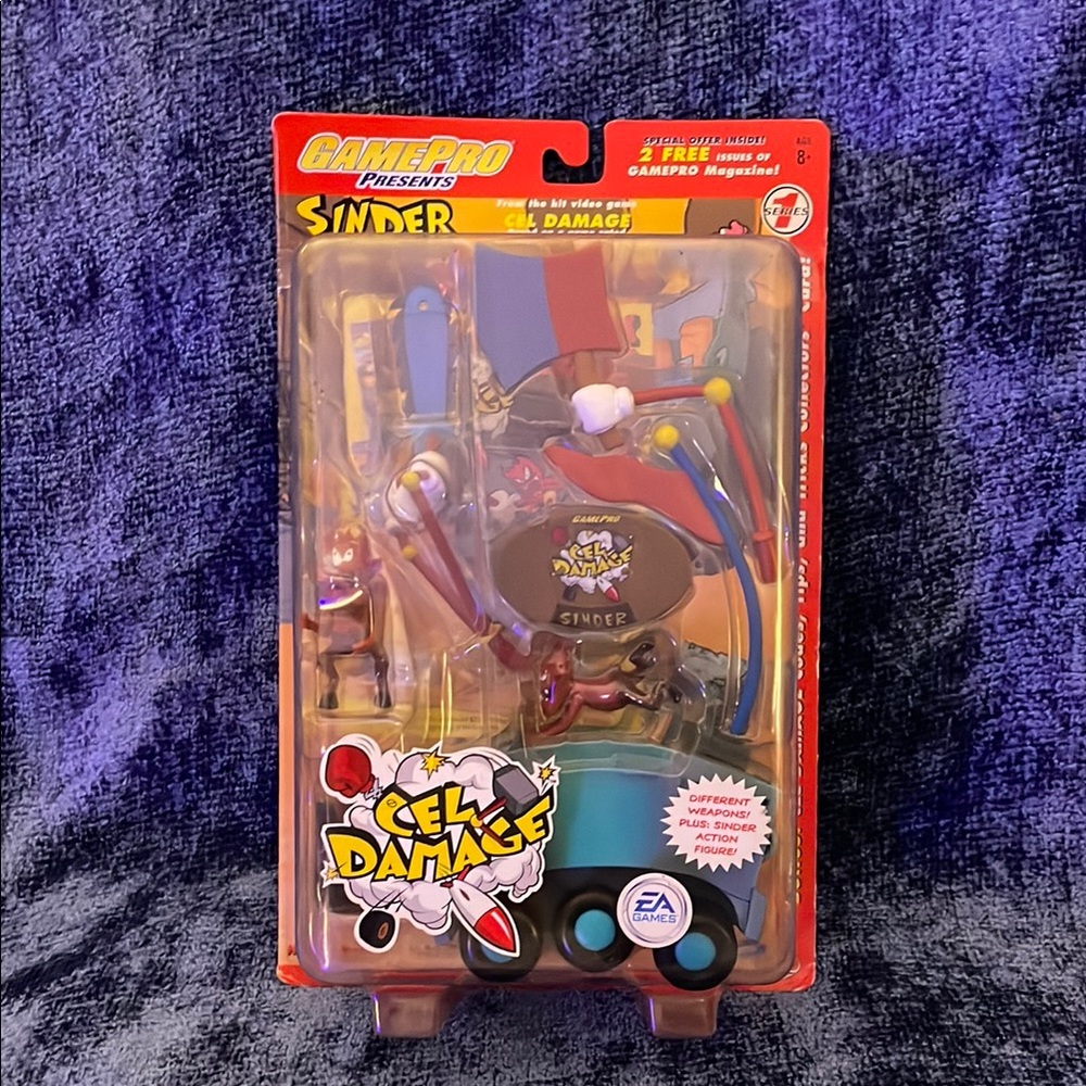 NIB GAME PRO Presents Cel Damage Sinder Toy - Multicolor